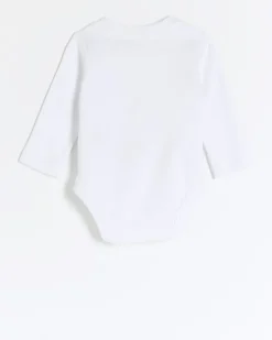 River Island Baby boys Bear Graphic Bodysuit< 6 Mths - 2 Yrs