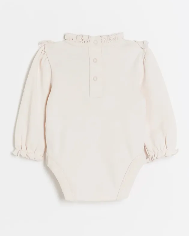 River Island Baby girls broderie bodysuit< 6 Mths - 2 Yrs
