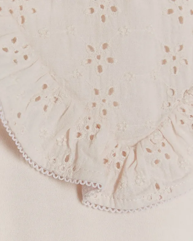 River Island Baby girls broderie bodysuit< 6 Mths - 2 Yrs