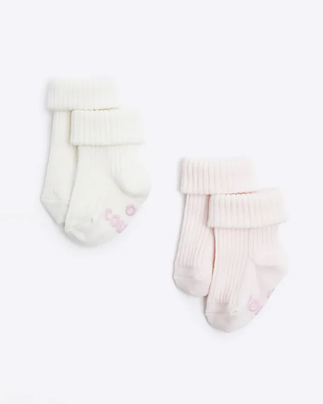 River Island Baby girls turnover socks 2 pack< Tights & Socks