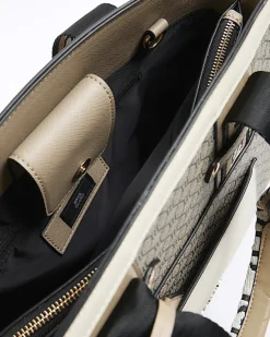 River Island Beige RI monogram tote bag< Bags, Purses & Luggage