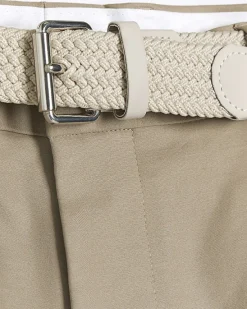 River Island Beige slim fit belted chino shorts< Shorts