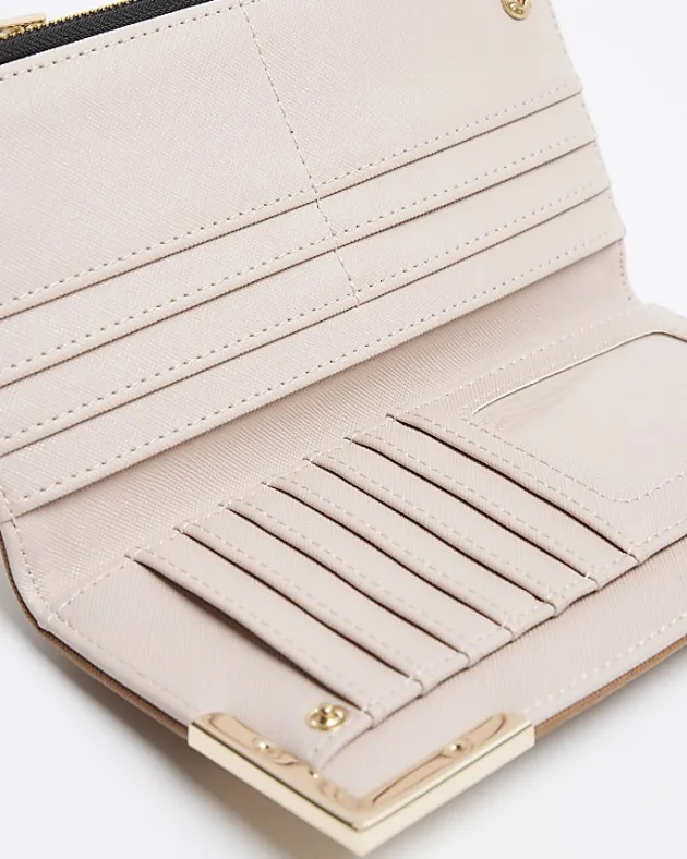 River Island Beige stripe canvas purse< Bags, Purses & Luggage
