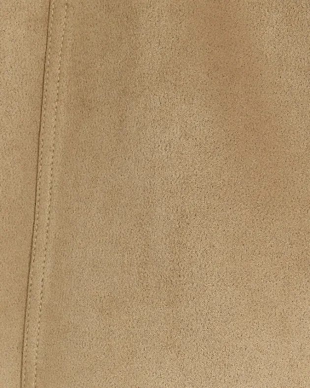 River Island Beige suedette elasticated mini skirt< Skirts