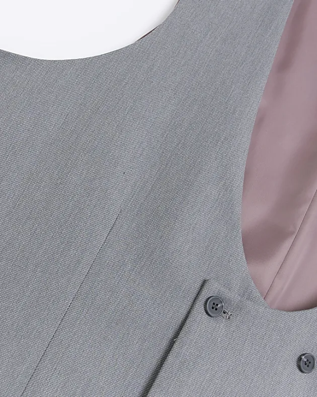 River Island Big & Tall skinny fit waistcoat< Big & Tall