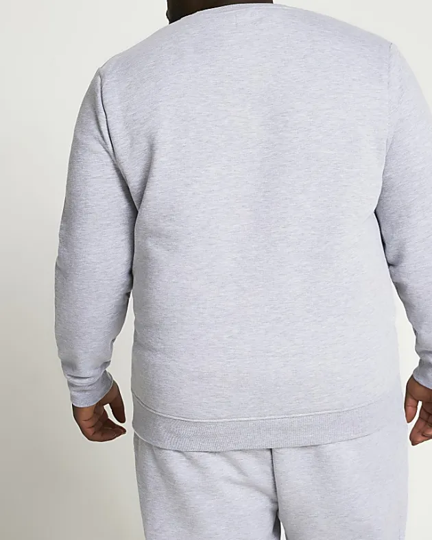 River Island Big & Tall slim fit sweatshirt< Big & Tall
