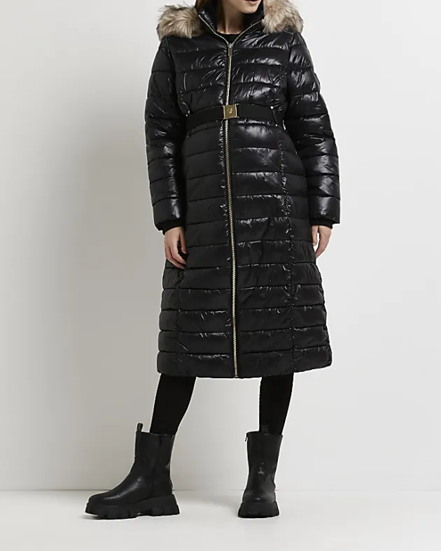 River Island 3 in 1 maternity hooded puffer coat< Maternity