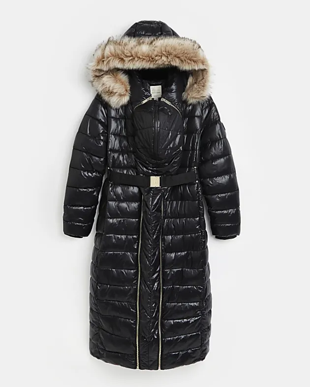 River Island 3 in 1 maternity hooded puffer coat< Maternity