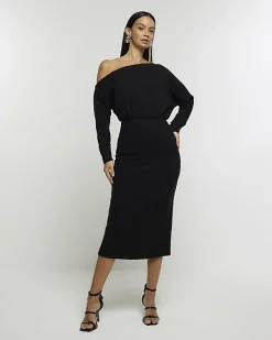 River Island asymmetric sweatshirt maxi dress< Dresses