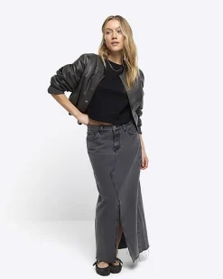 River Island Boxy Cropped T-Shirt< Petite