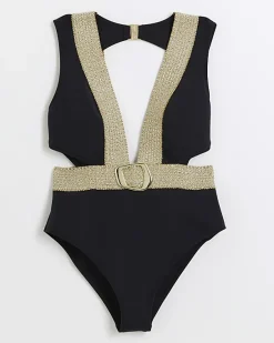 River Island buckle plunge swimsuit< Swimwear & Beachwear