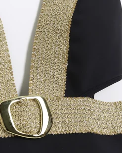 River Island buckle plunge swimsuit< Swimwear & Beachwear