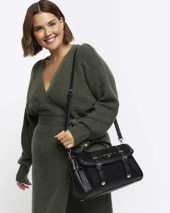 River Island buckle satchel bag< Bags, Purses & Luggage