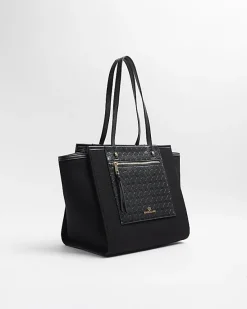 River Island canvas embossed RI shopper bag< Bags, Purses & Luggage