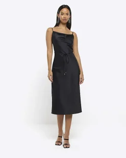 River Island cowl neck slip midi dress< Dresses