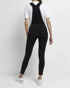 River Island denim maternity dungarees< Maternity