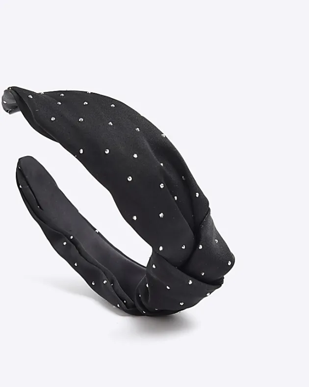 River Island diamante knot headband< Accessories