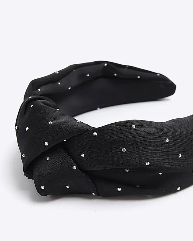 River Island diamante knot headband< Accessories