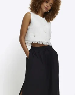River Island elasticated waist maxi skirt< Skirts