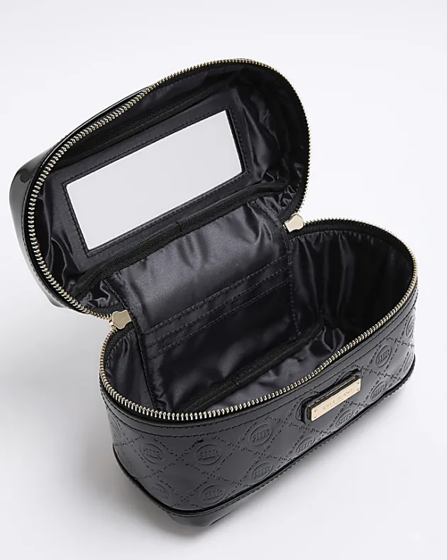 River Island embossed vanity makeup bag< Bags, Purses & Luggage