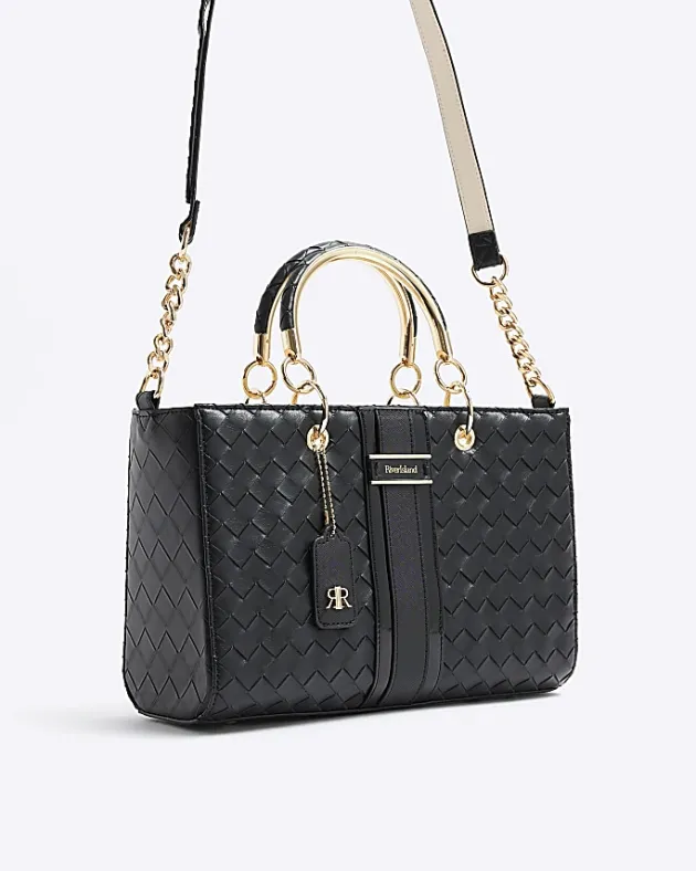 River Island embossed weave tote bag< Bags, Purses & Luggage