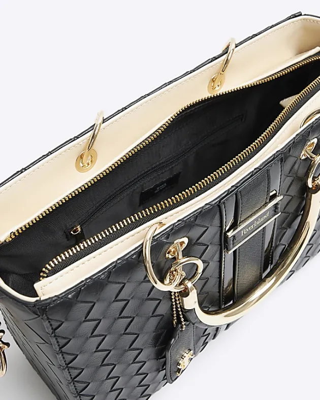 River Island embossed weave tote bag< Bags, Purses & Luggage