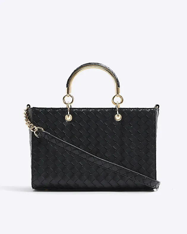 River Island embossed weave tote bag< Bags, Purses & Luggage