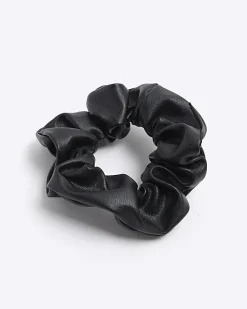 River Island Faux Leather Hair Scrunchie< Accessories & Jewellery
