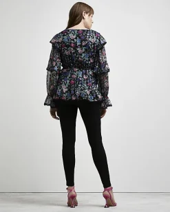 River Island floral print maternity blouse< Maternity