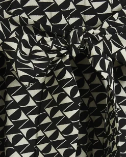 River Island geometric belted midi shirt dress< Dresses