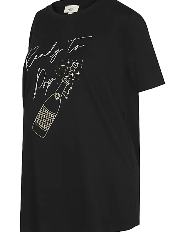 River Island graphic maternity t-shirt< Maternity