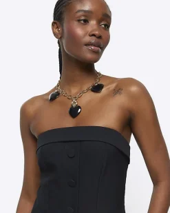 River Island Heart Collar Necklace< Jewellery