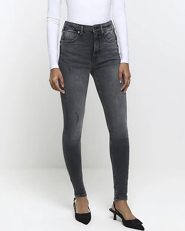 River Island high waisted bum sculpt skinny jeans< Jeans