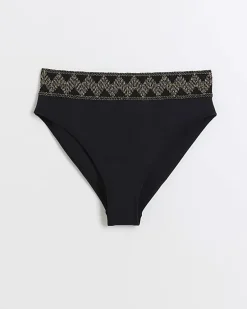 River Island high waisted embellished bikini bottoms< Swimwear & Beachwear