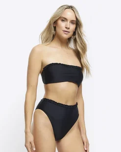 River Island high waisted frill bikini bottoms< Swimwear & Beachwear