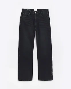 River Island high waisted relaxed straight leg jeans< Jeans