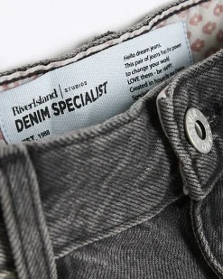 River Island high waisted relaxed straight fit jeans< Jeans