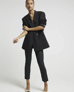 River Island high waisted slim coated jeans< Jeans