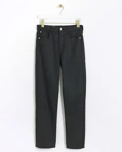 River Island high waisted slim coated jeans< Jeans