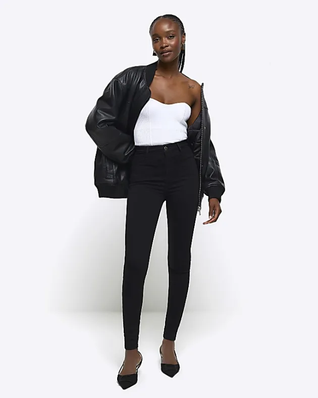 River Island high waisted super skinny jeans< Jeans