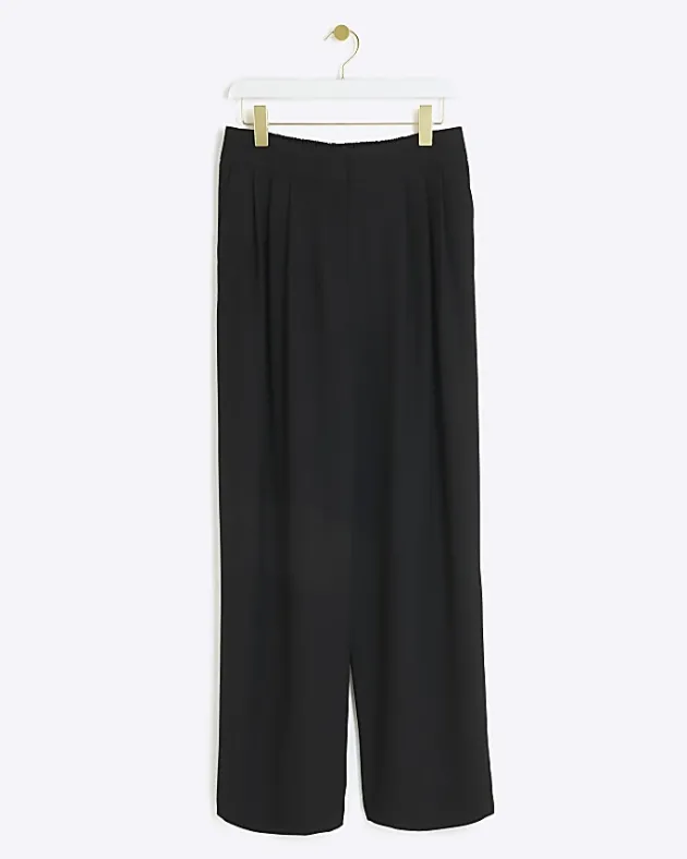 River Island High Waisted Wide Leg Trousers< Trousers