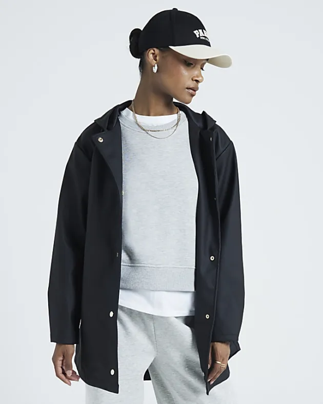 River Island hooded rain coat< Coats & Jackets