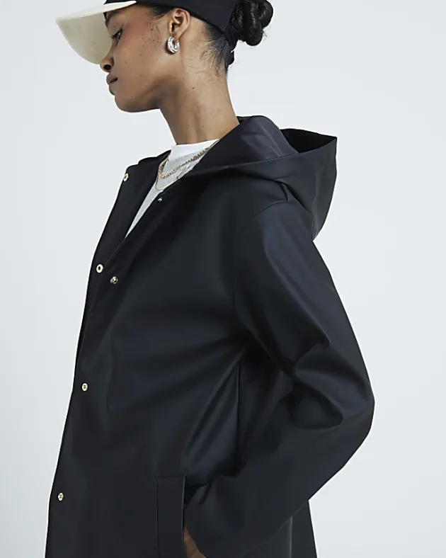 River Island hooded rain coat< Coats & Jackets