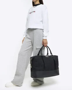 River Island jacquard RI monogram travel bag< Bags, Purses & Luggage