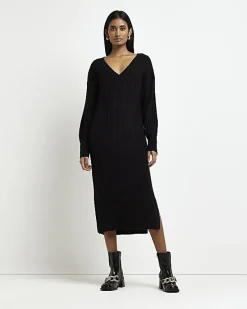 River Island knit jumper midi dress< Dresses