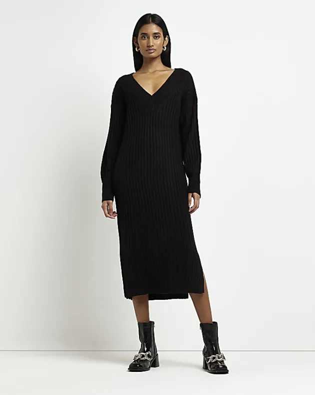 River Island knit jumper midi dress< Dresses