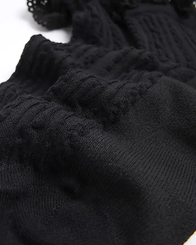 River Island lace frill ankle socks< Accessories