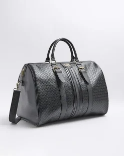 River Island large embossed RI monogram travel bag< Bags, Purses & Luggage