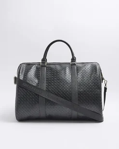 River Island large embossed RI monogram travel bag< Bags, Purses & Luggage