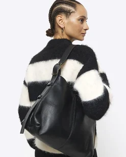River Island leather slouch tote bag< Bags, Purses & Luggage
